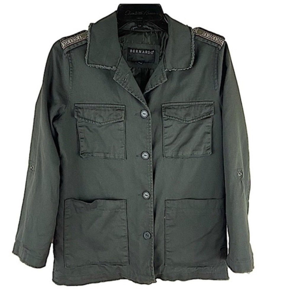 Bernardo Gray Military Style Jacket Kids 14/16